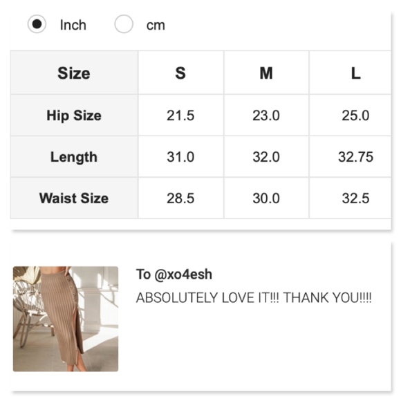 Khaki Rib Knit High Slit Buttoned Midi Skirt - Picture 8 of 9